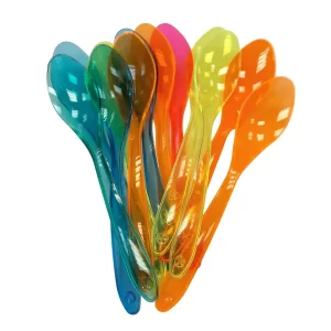 Blizz Coloured Dessert Spoons